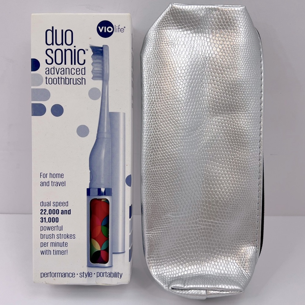 VIOlife DUO SONIC ADVANCED TOOTHBRUSH, KALEIDOSCOPE, DUAL SPEED WITH TIMER